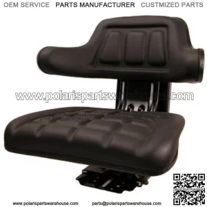 Black Universal Seat for Hesston Fiat Leyland Long Tractor