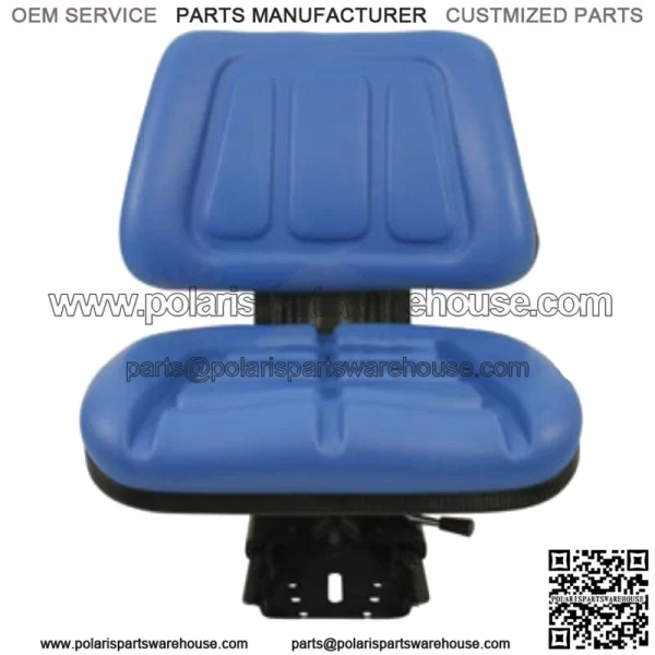 Blue Fullback Tractor Suspension Seat Fits Ford/New Holland 600 601 800 8