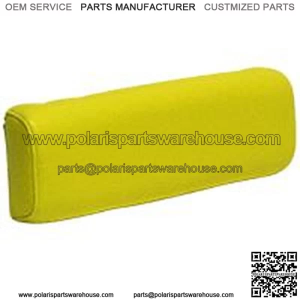 R0997 Seat Back, Yellow Vinyl - Fits John Deere 40, 320, 435, 1010, M, MT +