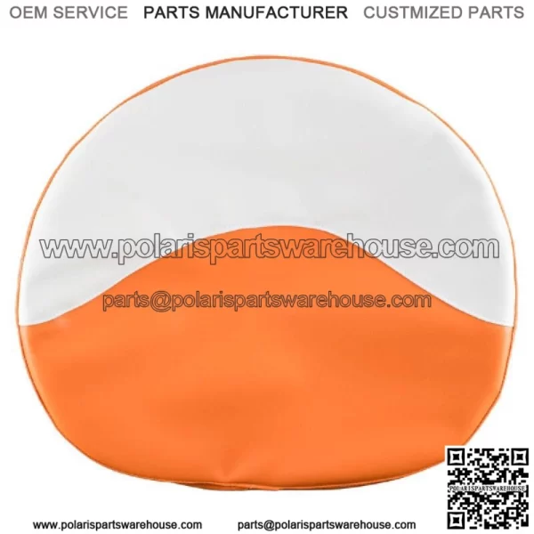 R1012 Orange & White Seat Cover, 21" Wide - Fits Case Miscellaneous Models