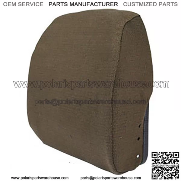 Backrest Hydraulic or Mechanical Seat Fabric Brown Fits John Deere 9400 7700 423