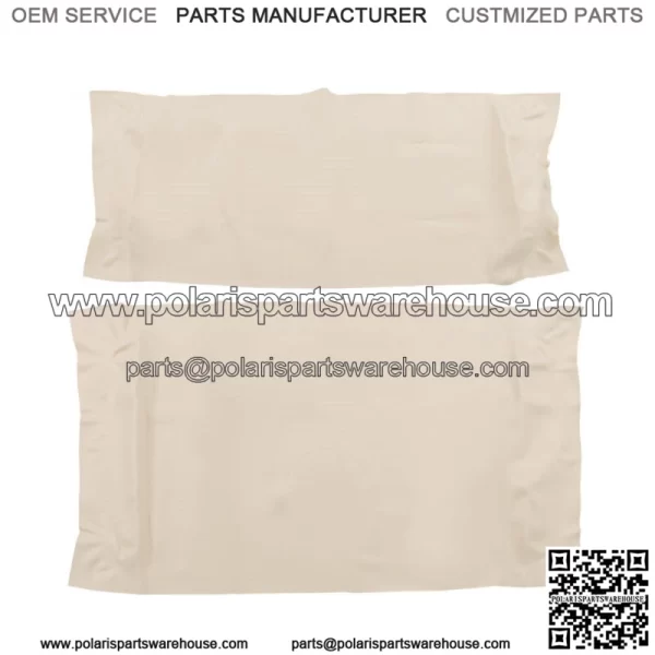Front Seat Cover For Club Car Precedent Golf Cart - White ColorBottom+Backrest - Image 2
