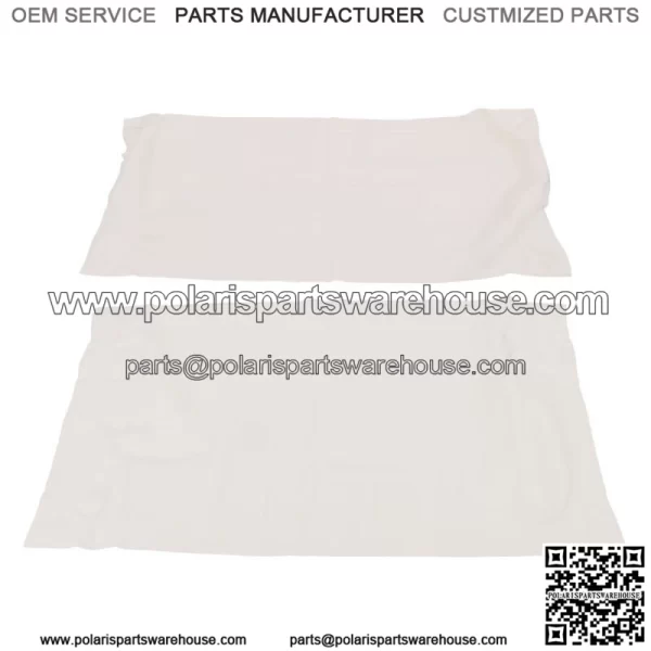 Front Seat Cover For Club Car Precedent Golf Cart - White ColorBottom+Backrest - Image 3