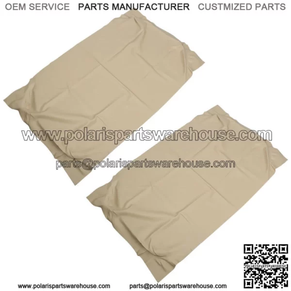 Front Seat Cover For Golf Cart Club Car Precedent - Brown ColorBottom&Backrest