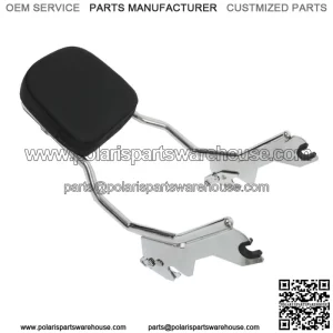 Chrome Standard Sissy Bar Upright Backrest For Softail Deluxe Heritage FXBB 18+