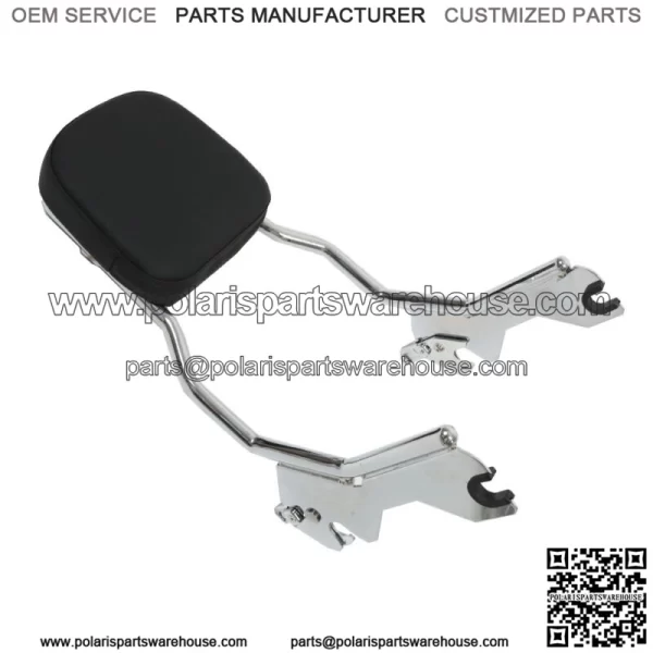 Chrome Standard Sissy Bar Upright Backrest For Softail Deluxe Heritage FXBB 18+