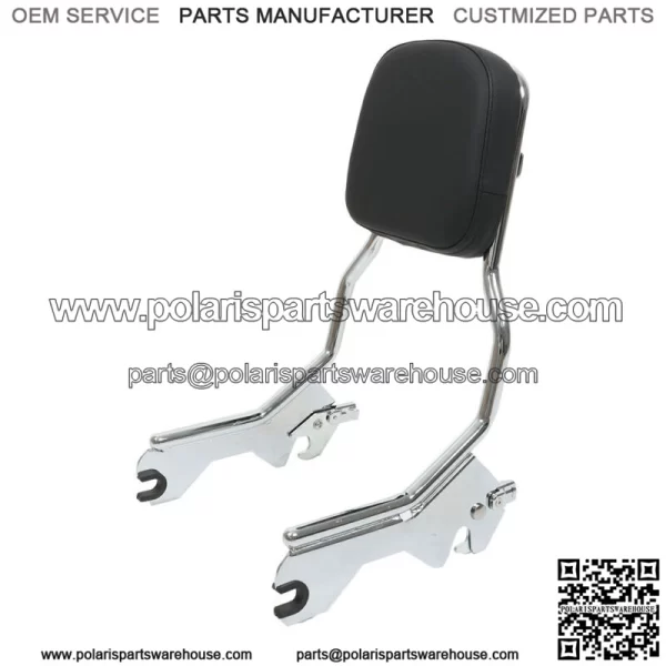 Chrome Standard Sissy Bar Upright Backrest For Softail Deluxe Heritage FXBB 18+ - Image 2