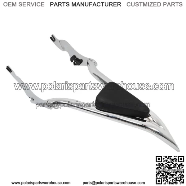 For CVO Touring Road King Glide Street Chrome New 22'' Backrest Sissy Bar - Image 2