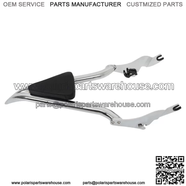For CVO Touring Road King Glide Street Chrome New 22'' Backrest Sissy Bar - Image 3