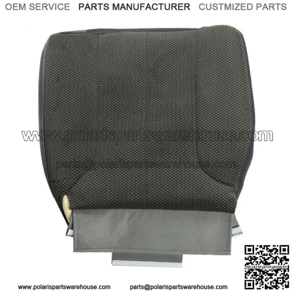 Dark Gray Driver Bottom Seat Cover+Foam Cushion For 2002-05 Dodge Ram 1500 2500 - Image 5