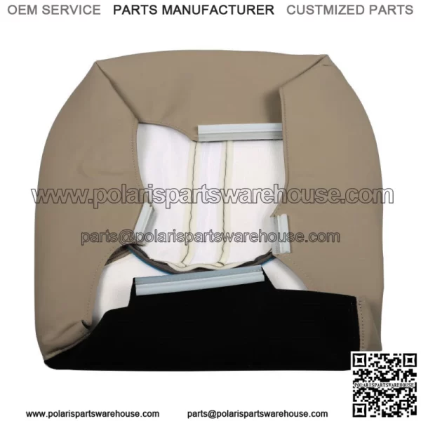 Driver Bottom Seat Cover Eddie Bauer Leather Tan For 1997-2002 Ford Expedition - Image 5
