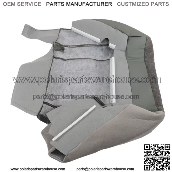 For Dodge Ram 1500 2500 3500 1994-1997 Seat Cover Front Driver Bottom Cloth Gray - Image 2