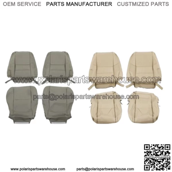 Leather Seat Cover Driver&Passenger Bottom Lean For 2000-2007 Toyota Sequoia