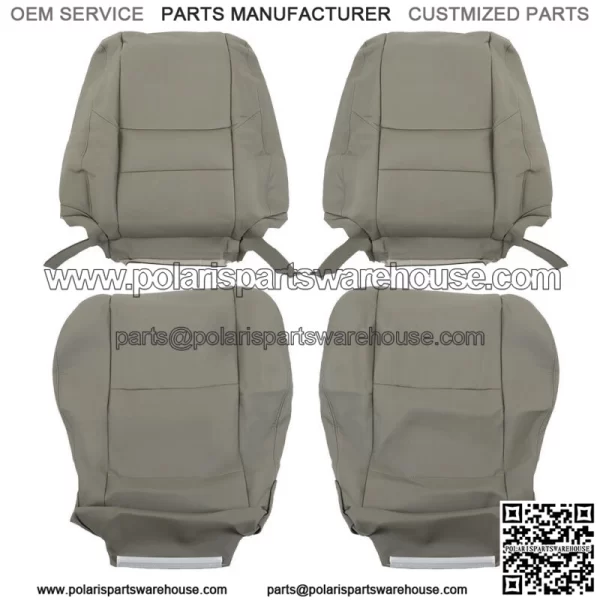 Leather Seat Cover Driver&Passenger Bottom Lean For 2000-2007 Toyota Sequoia - Image 3