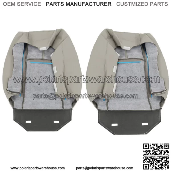 Seat Cover Gray For 2007-2014 Chevy Tahoe GMC Sierra Front Left&Right Bottom&Top - Image 2