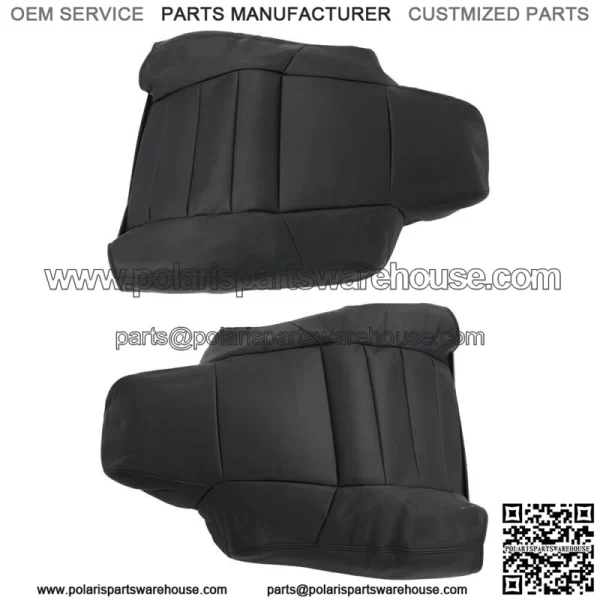 Seat Cover For 02-07 Ford F250 F350 Lariat Super Duty Front Perforated Black - Image 2