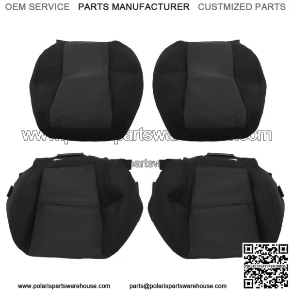 Seat Cover Bottom Top For 2007-14 Chevy Silverado 1500 2500HD 3500HD Left Right - Image 4