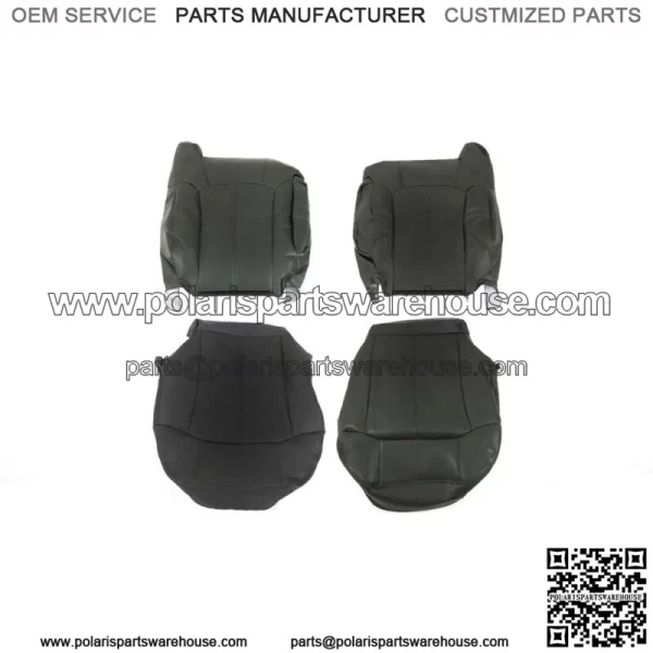 Seat Cover For 1999-2002 Chevy Silverado&GMC Sierra Leather Graphite Both Side