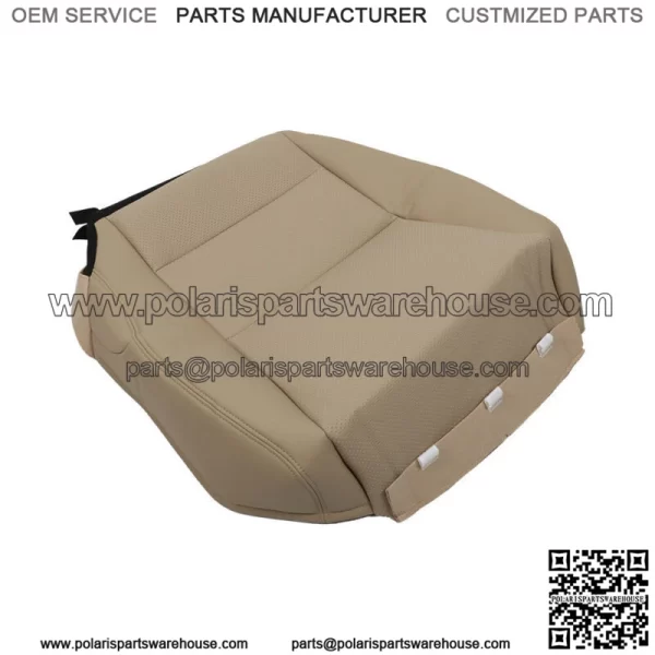 Driver Side Bottom Seat Cover Perforated Leather Tan For 2013-16 17 Honda Accord