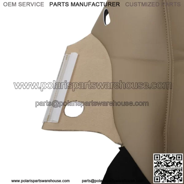 Driver Side Bottom Seat Cover Perforated Leather Tan For 2013-16 17 Honda Accord - Image 2