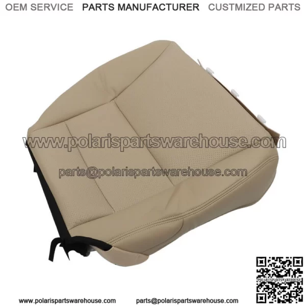 Driver Side Bottom Seat Cover Perforated Leather Tan For 2013-16 17 Honda Accord - Image 3