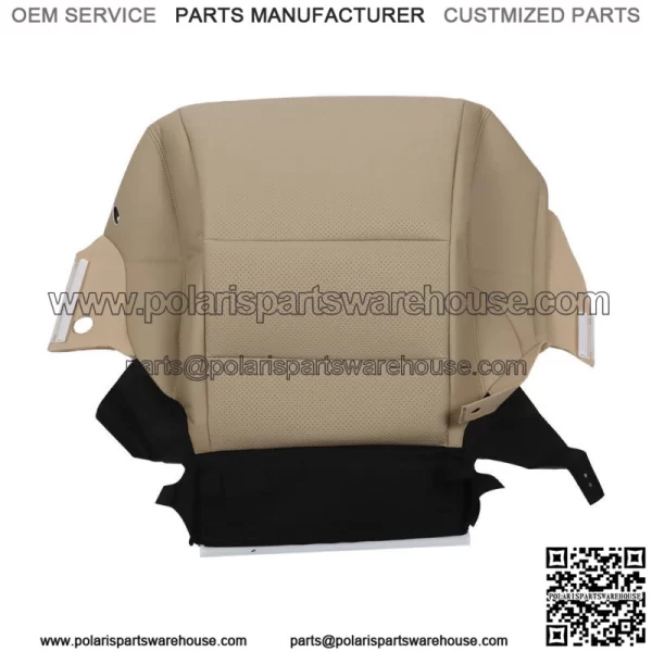 Driver Side Bottom Seat Cover Perforated Leather Tan For 2013-16 17 Honda Accord - Image 4