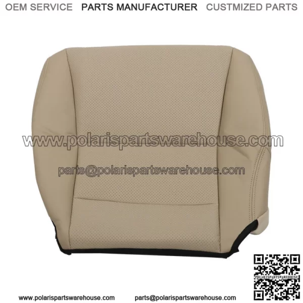 Driver Side Bottom Seat Cover Perforated Leather Tan For 2013-16 17 Honda Accord - Image 5