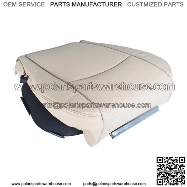 Leatherette Seat Cover Driver Bottom Tan For 2009-12 Dodge Ram 1500 2500 ST SLT - Image 3