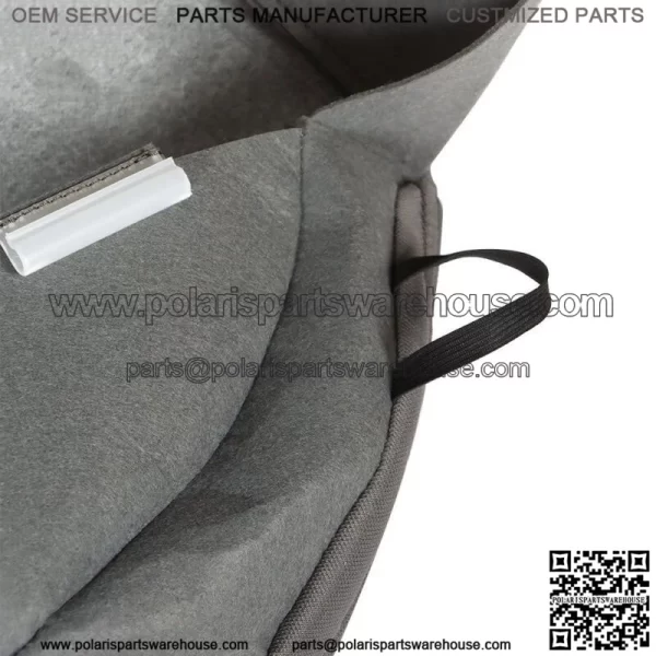 For Ford F150 2004-2008 Driver Side Gray Cloth Bottom Replacement Seat Cover AS - Image 2