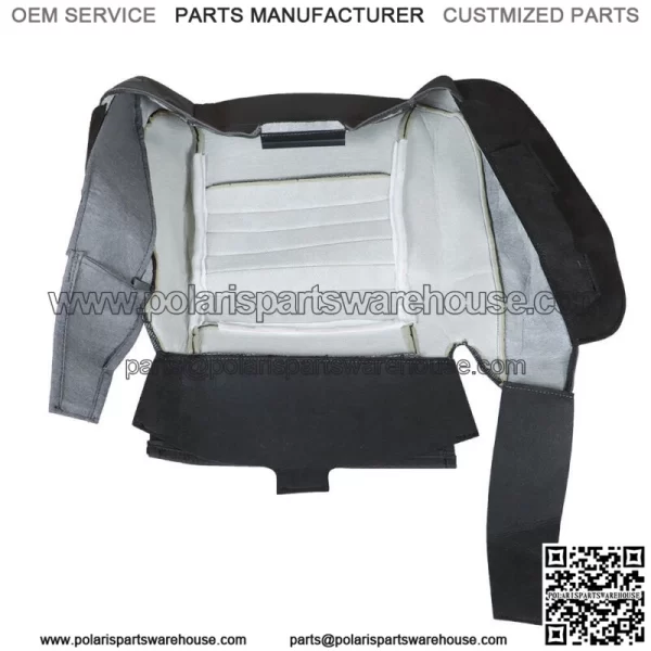 Front Driver Cloth Seat Cover For 2006-09 Dodge Ram 2500 3500 Regular Cab Gray - Image 2