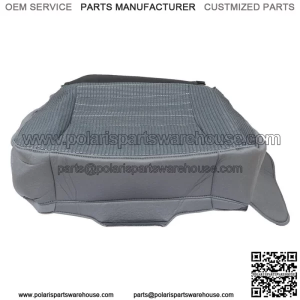 Front Driver Cloth Seat Cover For 2006-09 Dodge Ram 2500 3500 Regular Cab Gray - Image 3