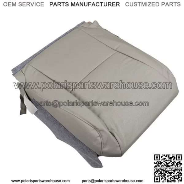 Front Driver Bottom Seat Cover Leather Gray Fit For 2010-2015 Lexus RX350 RX450h