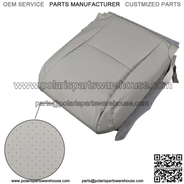 Front Driver Bottom Seat Cover Leather Gray Fit For 2010-2015 Lexus RX350 RX450h - Image 2
