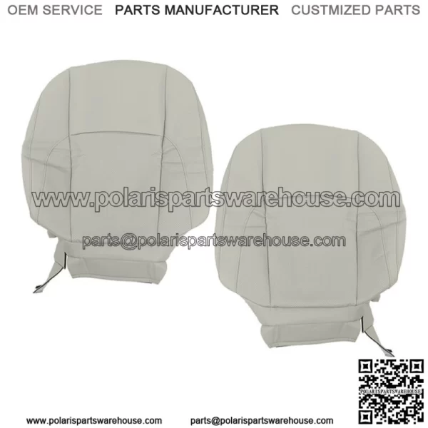 Front Seat Cover For 2007-2012 Lexus ES350 Driver Passenger Bottom&Back Gray - Image 5