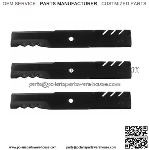 Mower Deck Mulch Blades - 54" - Fits John Deere 717, 717A, 727, 737, 757