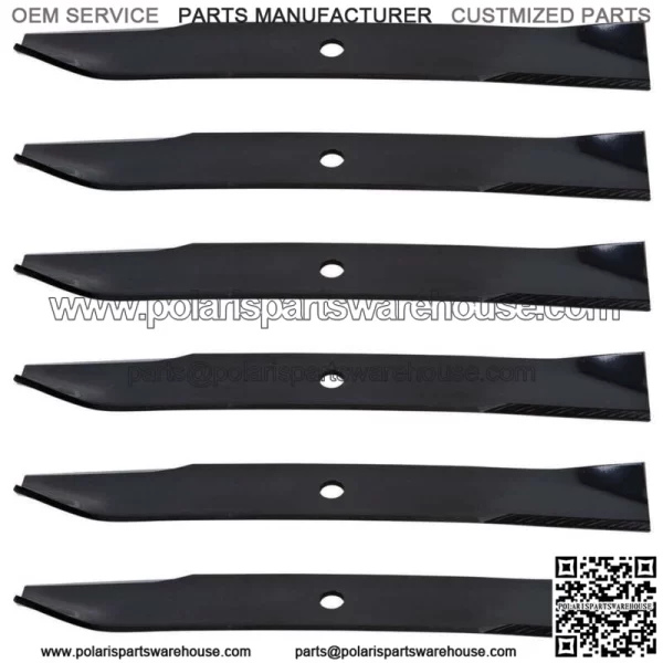 Oregon 92-159 Heavy Duty Blades for 60" Woods 08899100CKT, 09246600CKT - Image 2
