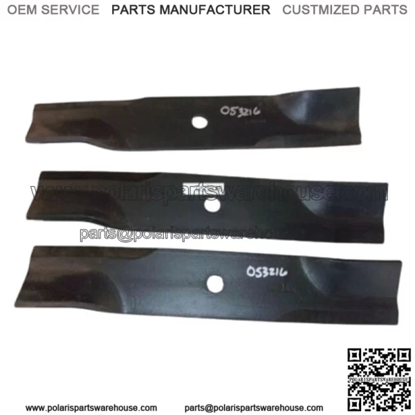 Gravely 40" mower high lift blades 3 NOS 21304100 053216