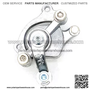 Silver Brake Caliper with Right Arm for Scooters & Mini Bikes