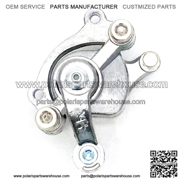 Silver Brake Caliper with Right Arm for Scooters & Mini Bikes