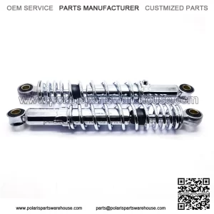 (Set of 2) Universal 12" Adjustable Shock Absorbers with 12.7mm (1/2") Bolt Holes for Go Karts & Mini-Bikes