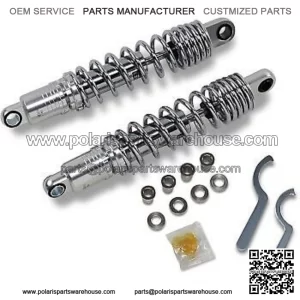 Chrome Shocks 13" Adjustable Ride-Height Rear Suspension fr Harley Touring 84-20 (Fits: Harley-Davidson)