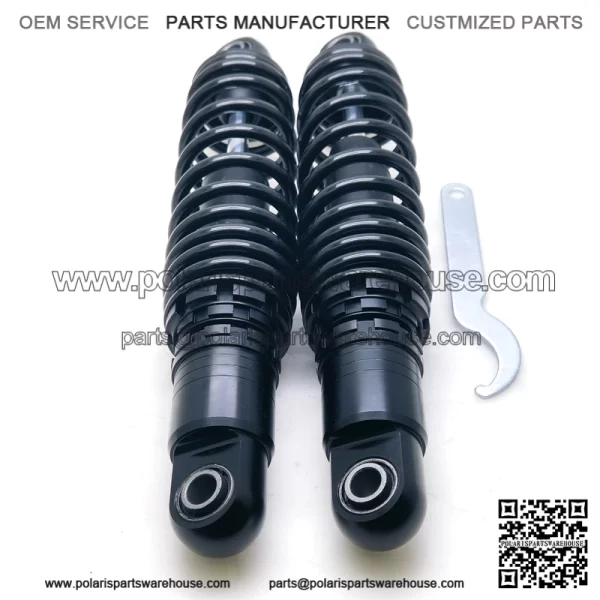 Black Shocks 13" Adjustable Ride-Height Rear Suspension fr Harley Touring 84-20 (Fits: Harley-Davidson) - Image 3