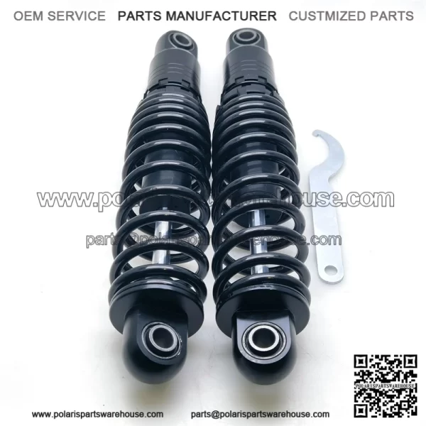 Black Shocks 13" Adjustable Ride-Height Rear Suspension fr Harley Touring 84-20 (Fits: Harley-Davidson) - Image 4