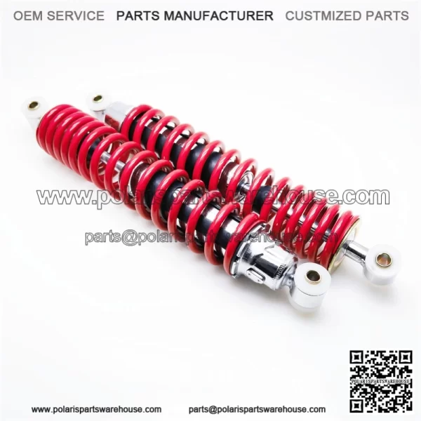370mm 2 x NEW FRONT SHOCKS 1987-2006 Yamaha Banshee ATV springs RED - Image 3