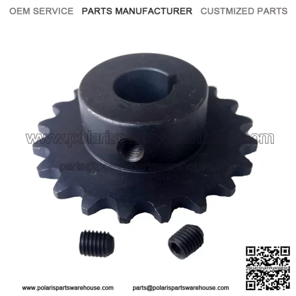20T Tooth #35 Sprocket Gear with 5/8" Bore for Jackshaft Mini Bike Go Kart - Image 2