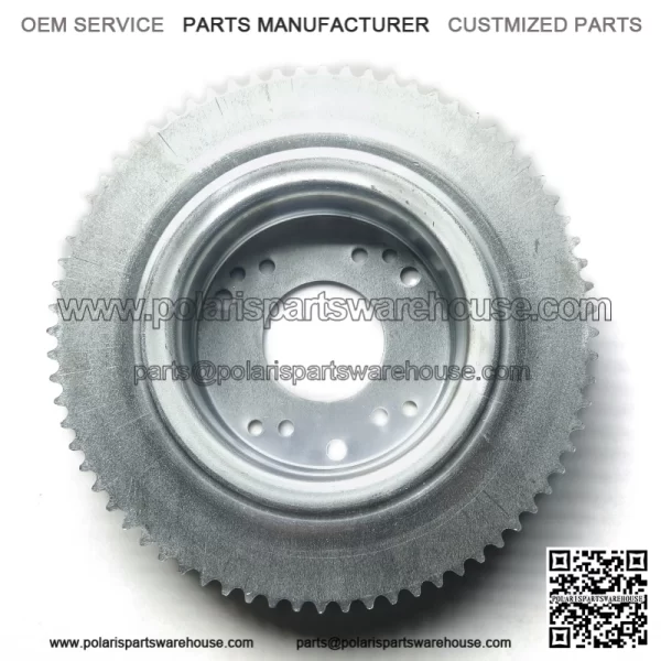 60T or 72T #35 Sprocket with 4-1/2" Brake Drum