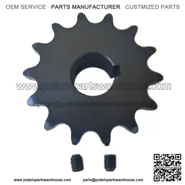 14T Tooth #41/40 Sprocket Gear with 3/4" Bore for Jackshaft Mini Bike Go Kart - Image 3