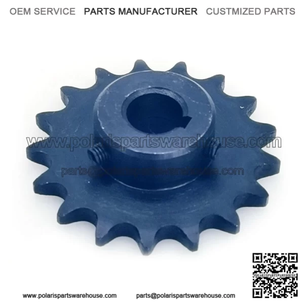 17T jackshaft sprocket #40/41/420 5/8" bore - Image 4