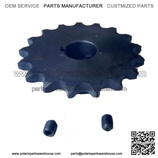 17T jackshaft sprocket #40/41/420 3/4" bore - Image 4