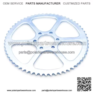 Upgrade #35 Chain 60 Tooth Rear Drive Sprocket Cog for 98cc 3.5hp Coleman CT100U CC100X Baja Hensim Doodle Bug DB30 Motovox MBX10 MBX11 MM-B80 Classic 1000w Electric Mini Bike Go Kart Parts